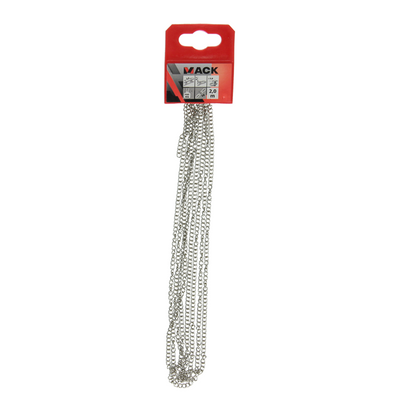 Mack 1006936 - Gourmetkette vernickelt ø 0,7mm L 3mm 2m | 5 Stück