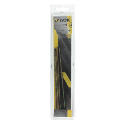 Mack 1006978 - Spanplattenschraube mit Kopf gelb verzinkt 4 Stück 6 x 160 mm | 5 Stück