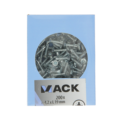 Mack 1007018 – selbstbohrende Schraube VZ-Kopf 200 200 Stück 4,2 x 19 mm | 5 Stück