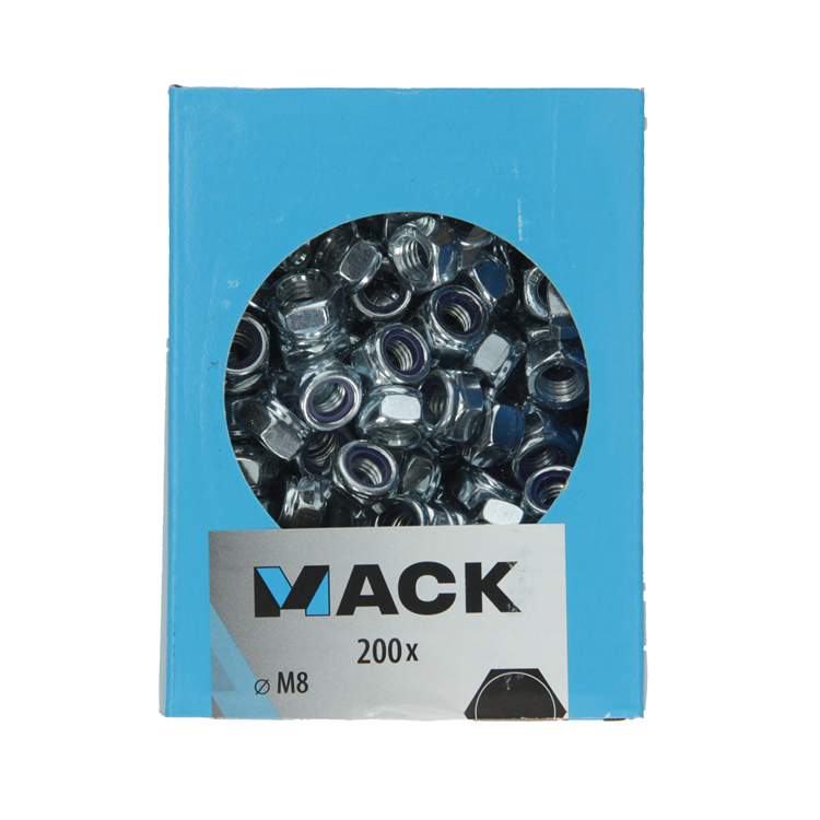 Mack 1007106 - Sicherungsmuttern 200 Stück m8 | 5 Stück