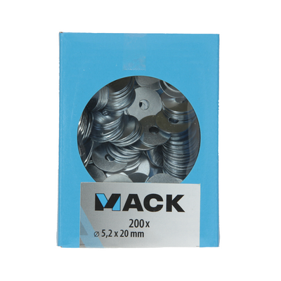 Mack 1007119 - Karosserieringe 200 Stück 5,2 x 20 mm | 5 Stück