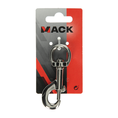 Mack 1008476 - 1 Karabinerhaken 16 x 89mm vernickelt | 10 Stück