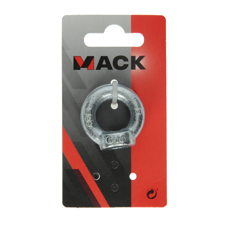 Mack 1008484 - 1 Ringmutter DIN 582 m8 verzinkt | 10 Stück