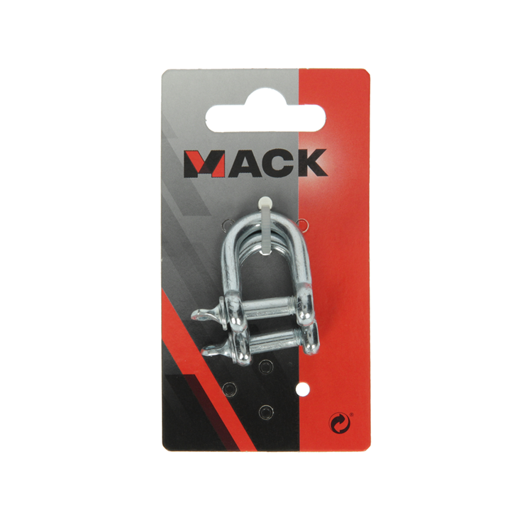 Mack 1008491 - 2 Backen gerade 6mm verzinkt | 10 Stück
