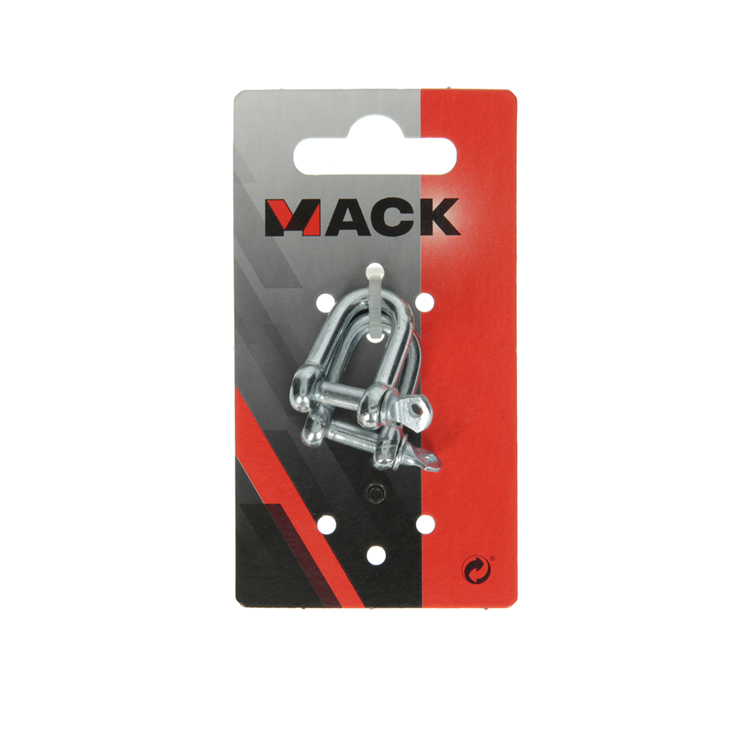 Mack 1008521 - 2 Backen gerade 5mm verzinkt | 10 Stück