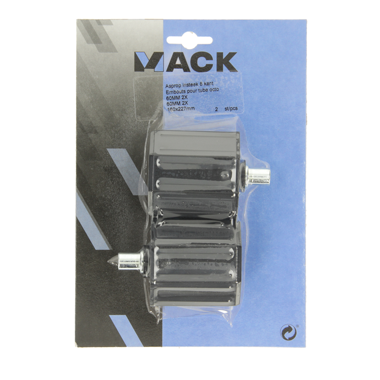 Mack 1010101 - 2 Achsendkappen Einsatz 8k Ameise Rolladenachse 60mm | 5 Stück