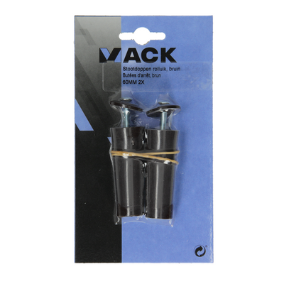 Mack 1010113 - 2 Anstoßkappen braun 60mm | 10 Stück