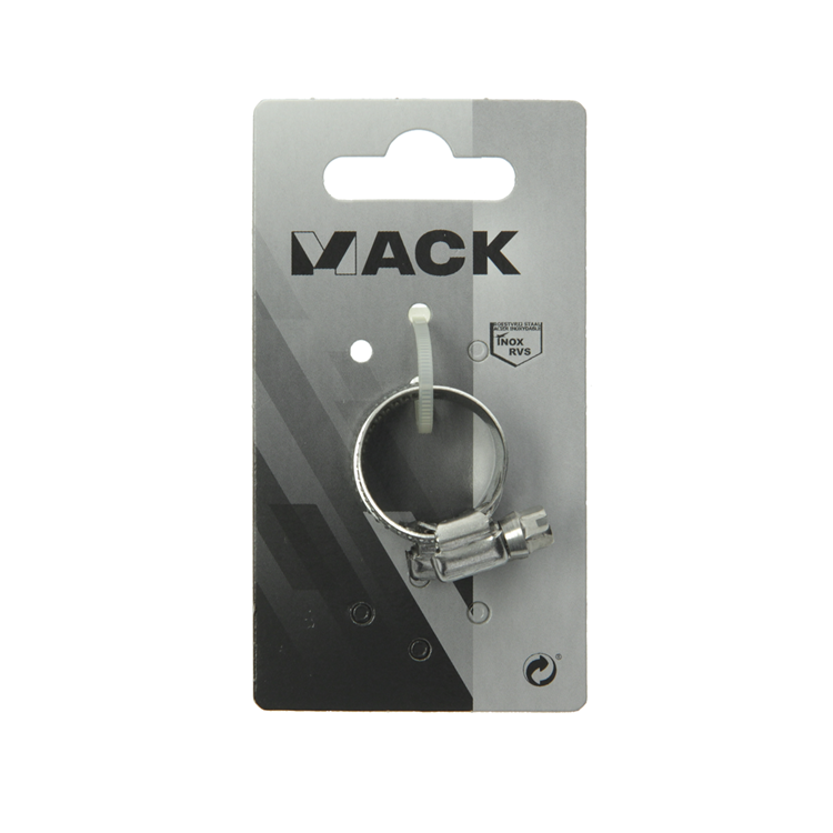 Mack 1044051 – Edelstahl-Spannring (2) 12–22 mm | 10 Stück