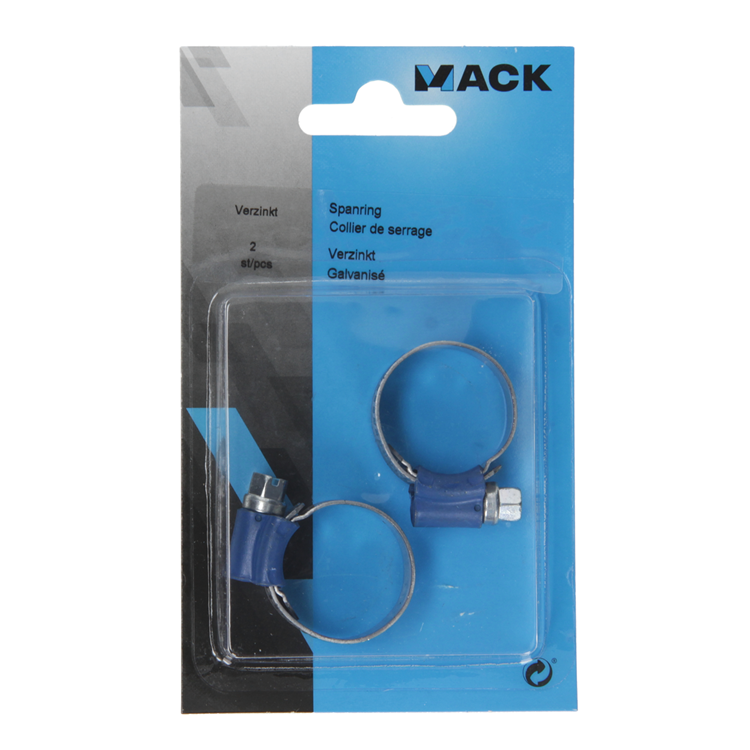 Mack 1015899 - Schlauchschelle verzinkt 15-24mm 2St. | 10 Stück