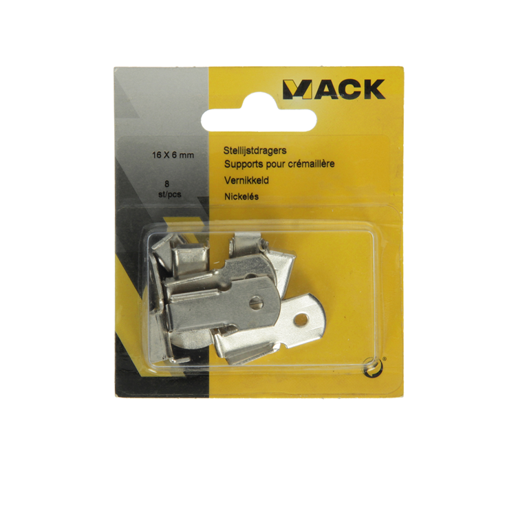 Mack 1015866 - 8 vernickelte Rahmenstützen | 5 Stück