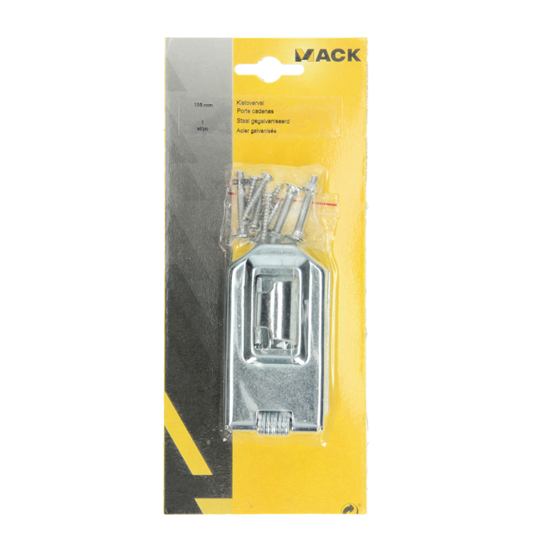 Mack 1014123 – 1 Box Raub verzinkter Stahl 155 mm | 5 Stück