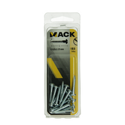 Mack 1017373 - Holzschraube Linsenkopf Stahl verzinkt 14 Stück 4,0 x 25 mm | 10 Stück - afbeelding 4
