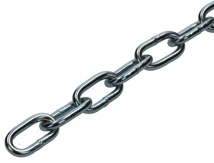 Mack 1004995 - Kettenglied kurz DIN5685-2ø 3mm L 16mm 2m WWL 40 kg | 5 Stück