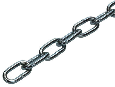 Mack 1004995 - Kettenglied kurz DIN5685-2ø 3mm L 16mm 2m WWL 40 kg | 5 Stück