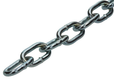 Mack 1004996 - Kettenglied kurz DIN5685-2ø 4mm L 19mm 2m WWL 80 kg | 5 Stück