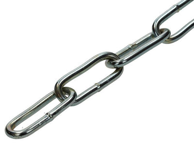Mack 1005000 - Kettenglied lang DIN5685-1ø 4mm L 32mm 2m WWL 80 kg | 5 Stück