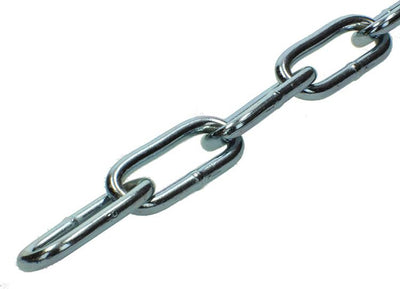 Mack 1005002 - Kettenglied lang DIN5685-1ø 6mm L 42mm 2m WWL 160 kg | 5 Stück
