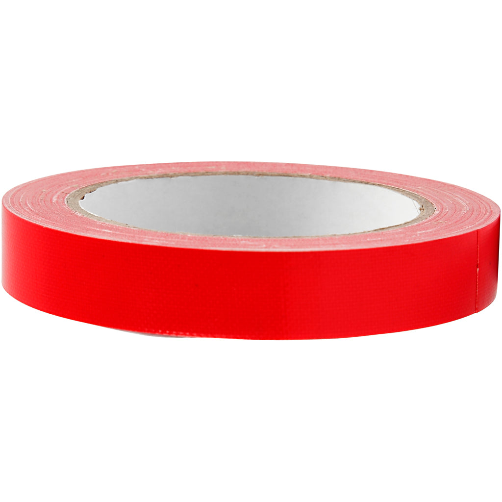 Creativ Company Leinwandband, B: 19 mm, rot, 25 m 1 Rolle