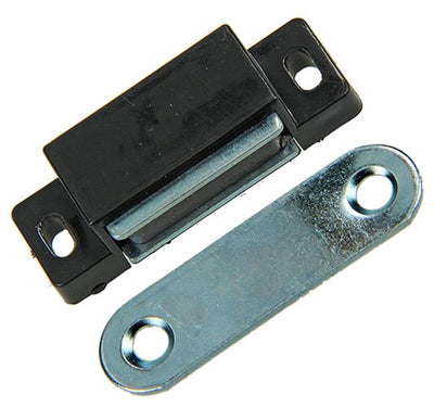 Mack 1005311 - 2 Magnetschlösser, leichtes Modell, schwarzer Kunststoff | 10 Stück