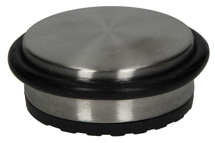 Mack 1005318 - schwerer Türstopper Edelstahloptik 1,3 kg ø 95 mm 1 St. Stk. | 6 Stück