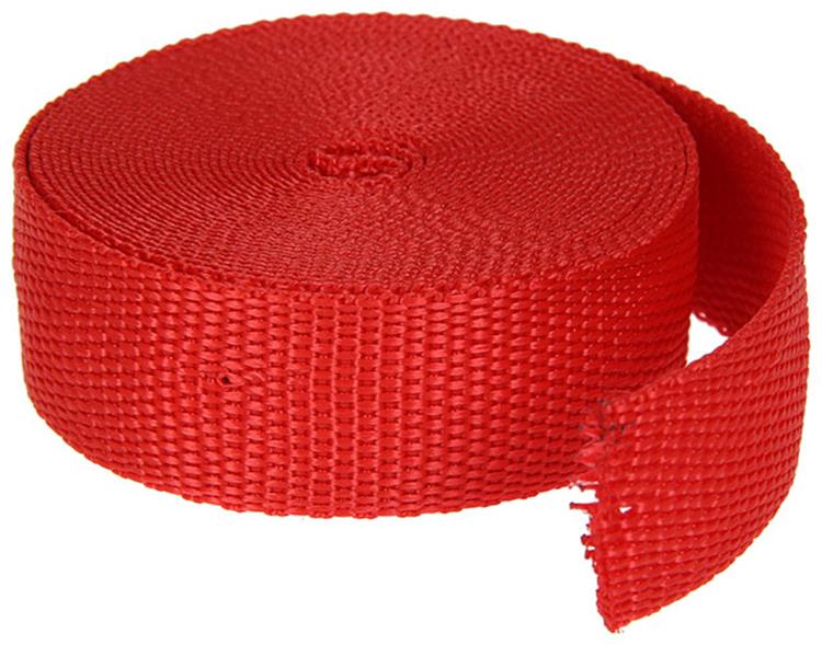 Mack 1006127 - Polyamidband rot 25mm-4m | 6 Stück