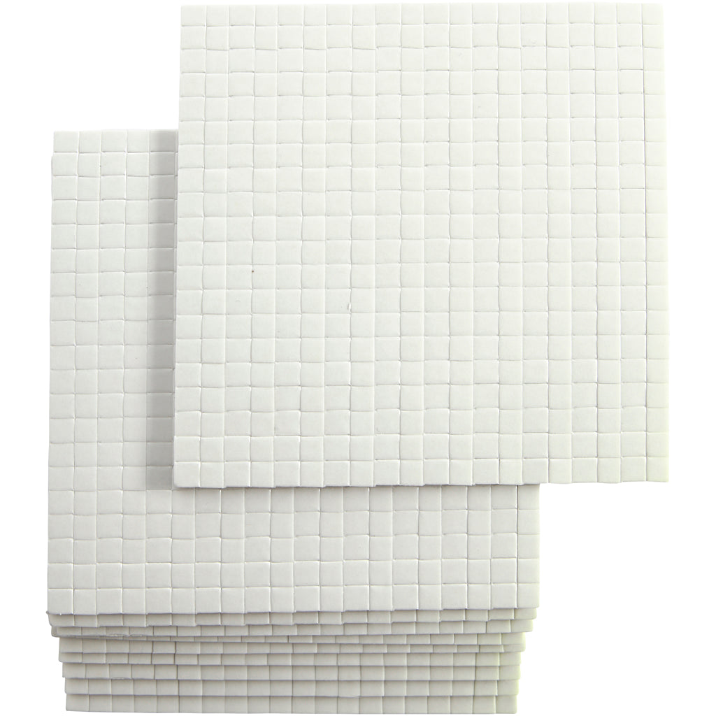 3D -Schaumstoffpolster, dumm 5x5 mm, Dicke 3 mm, 10x400 Stück 1 Box