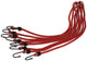 Mack 1006829 - Gummiband 8 Haken rot | 5 Stück