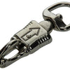 Mack 1006857 - 1 Panikhaken mit drehbarer Öse verzinkt 100mm schwarz | 5 Stück