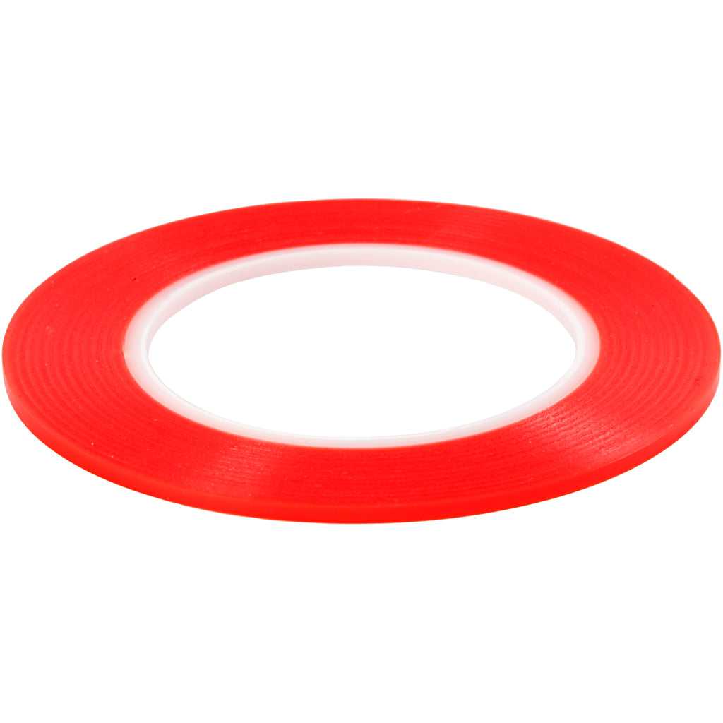 Doppelseitig klebendes Power-Klebeband der Firma Creativ, B: 3 mm, 25 m 1 Rolle