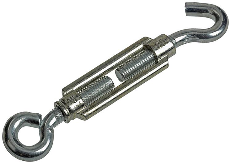 Mack 1006875 - 1 Spanner: Öse + Haken verzinkt m10x80mm sw | 5 Stück