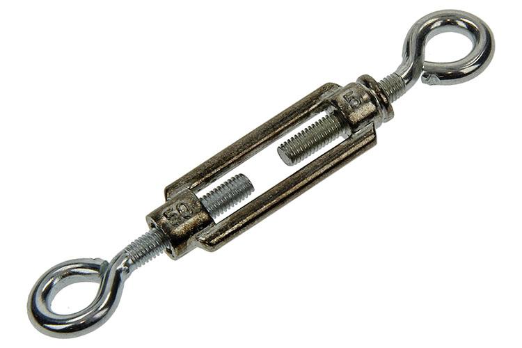 Mack 1006877 - 2 Spanner 2 Ösen verzinkt m5x50mm sw | 5 Stück