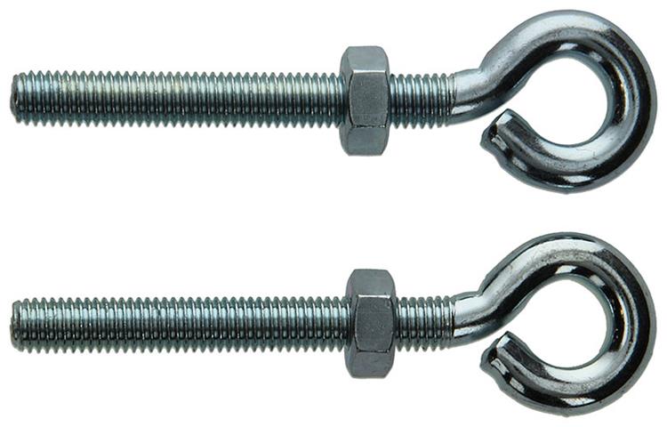 Mack 1006882 - 2 verzinkte Ringschrauben + Mutter M10x80 sw | 5 Stück
