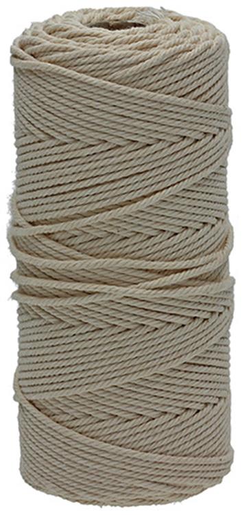 Mack 1006913 - Packseil Baumwolle Ecru 1mm ca. 90m | 10 Stück