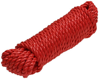Mack 1006919 - PP gedrehter orangefarbener Strang 8 mm 10 m | 5 Stück