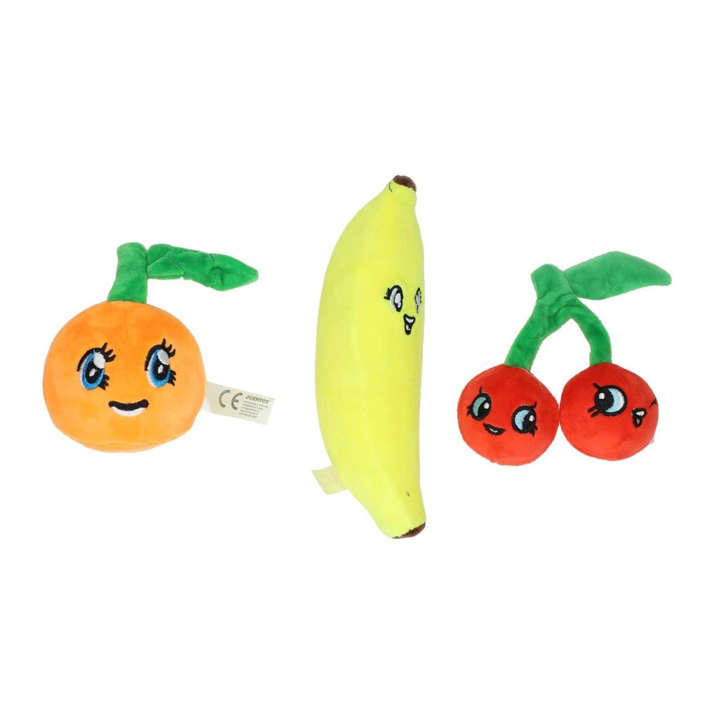 Johntoy langsam aufsteigendes Plüsch-Quetschspielzeug Obst