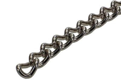 Mack 1006932 - Gourmetkette vernickelt ø 2,5mm L 8mm 2m | 5 Stück