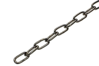 Mack 1006933 - Kuckuckskette vernickelt ø 1,1mm L 7mm 2m | 5 Stück
