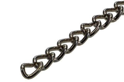 Mack 1006937 - Gourmetkette vernickelt ø 1,5mm L 4,5mm 2m | 5 Stück