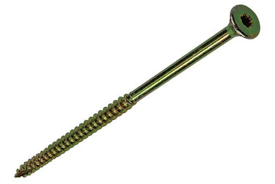 Mack 1006981 – Chip plsrf. vzkop-selfb gelb verzinkt 4 Stück 6 x 130 mm | 5 Stück