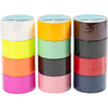 Creativ Company Entenband, einfarbig, B: 48 mm, verschiedene Farben, 12x5 m 1 Karton