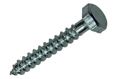 Mack 1007030 - Holzgewindebolzen Stahl verzinkt 150 Stück 6 x 40 mm | 3 Stück