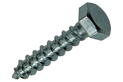 Mack 1007037 - Holzgewindebolzen Stahl verzinkt 100 Stück 8 x 40 mm | 3 Stück