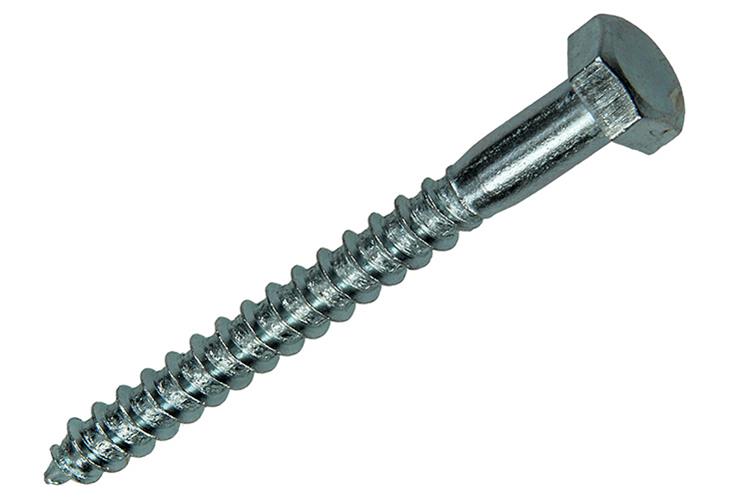 Mack 1007041 - Holzgewindebolzen verzinkter Stahl 75 Stück 8 x 80 mm | 1 Stk