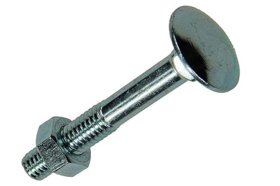 Mack 1007051 - Holzbolzen + Mutter verzinkt 150 Stück 6 x 40 mm | 2 Stk