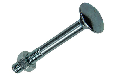 Mack 1007052 - Holzbolzen + Mutter verzinkt 100 Stück 6 x 50 mm | 2 Stk