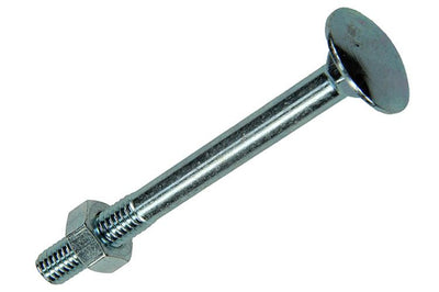 Mack 1007053 - Holzbolzen + Mutter verzinkt 100 Stück 6 x 60 mm | 2 Stk