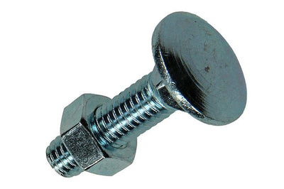 Mack 1007058 - Holzbolzen + Mutter verzinkt 100 Stück 8 x 30 mm | 2 Stk