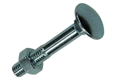 Mack 1007060 - Holzbolzen + Mutter verzinkt 100 Stück 8 x 50 mm | 2 Stk