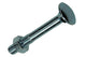 Mack 1007061 - Holzbolzen + Mutter verzinkt 75 Stück 8 x 60 mm | 2 Stk