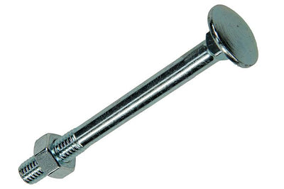 Mack 1007062 - Holzbolzen + Mutter verzinkt 50 Stück 8 x 80 mm | 1 Stk